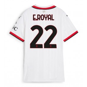 Billiga AC Milan Emerson Royal #22 Bortatröja Dam 2024-25 Kortärmad